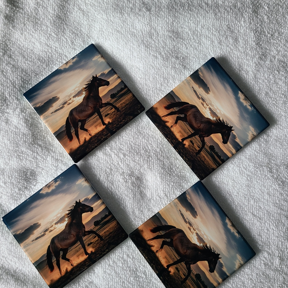 Set of Horse Coasters